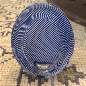 Mikasa Blue Striped Glass frame